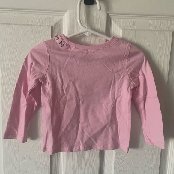 🆕 Girls Princess Kitten Graphic Tee - Pink Size 12-18 Months - Picture 3 of 4